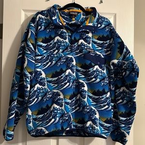 Patagonia Synchilla Fleece Fitzroy Waves ‼️RARE‼️